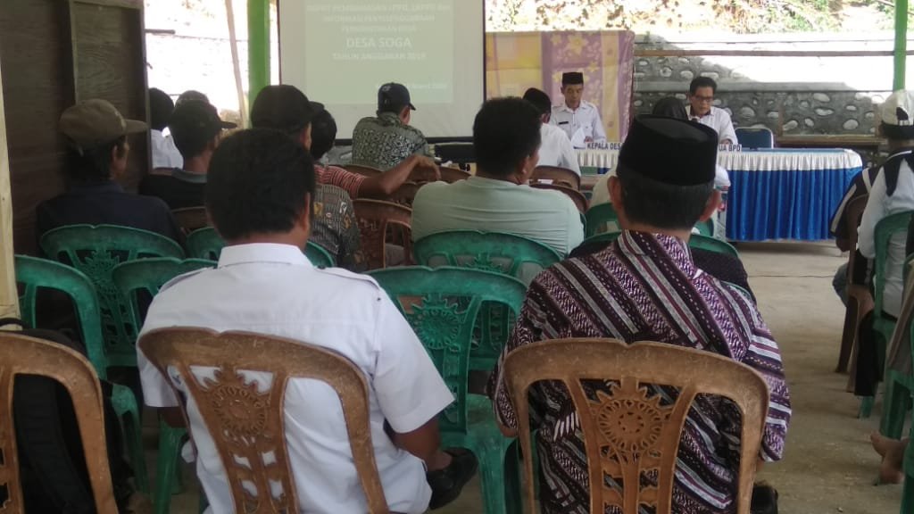 Pembahasan LKPPD Desa Soga Tahun 2019